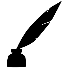Icono de tinta y una pluma